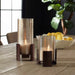 Uttermost Uttermost Fluted Fire Cylinder Candleholders Set/2