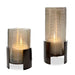 Uttermost Uttermost Fluted Fire Cylinder Candleholders Set/2