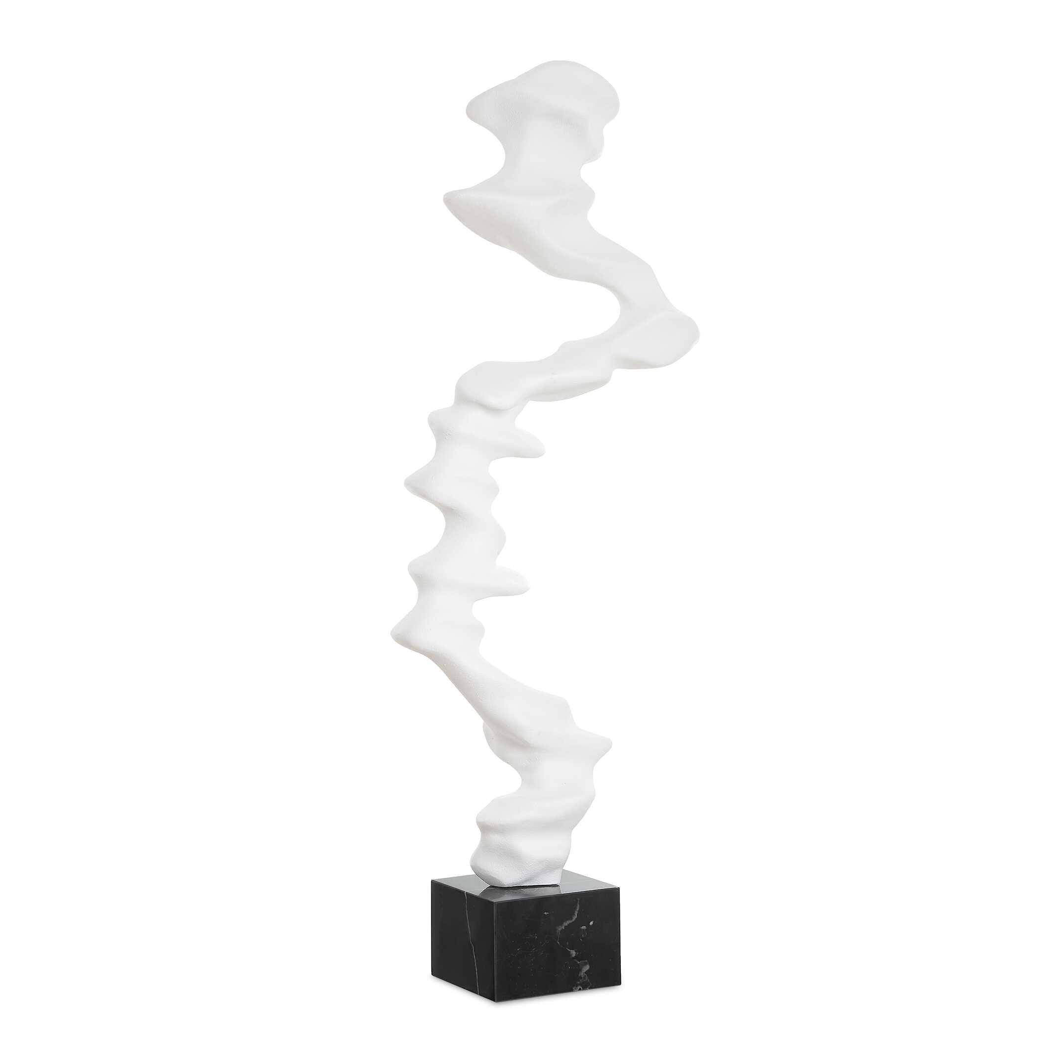 Uttermost Home Decor Uttermost Flux Indoor-Outdoor White Sculpture