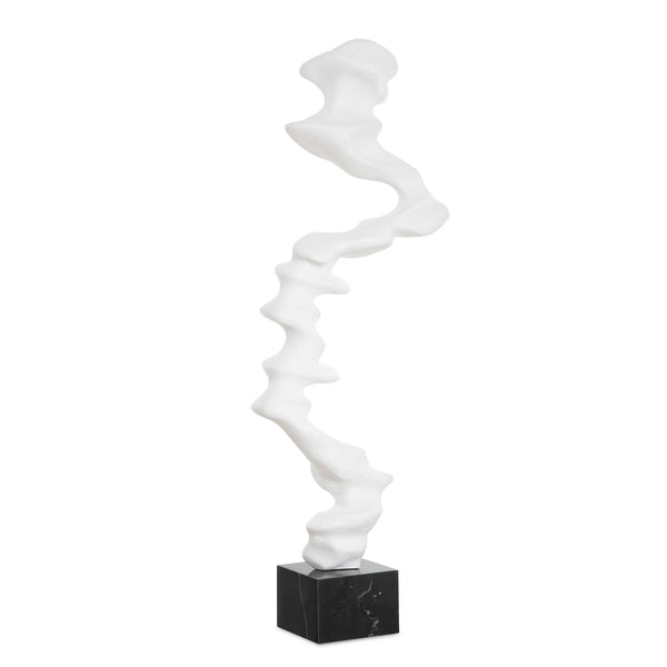 Uttermost Home Decor Uttermost Flux Indoor-Outdoor White Sculpture