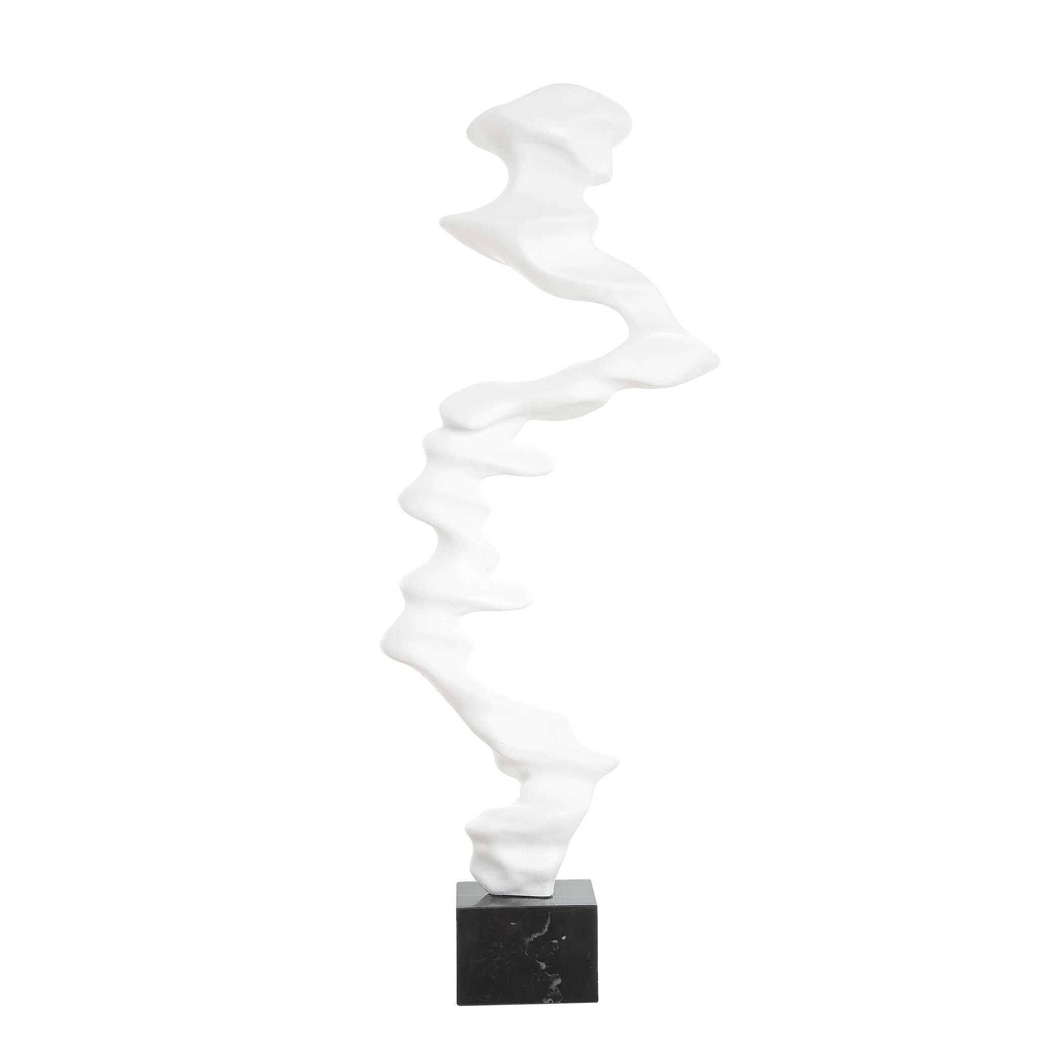 Uttermost Home Decor Uttermost Flux Indoor-Outdoor White Sculpture