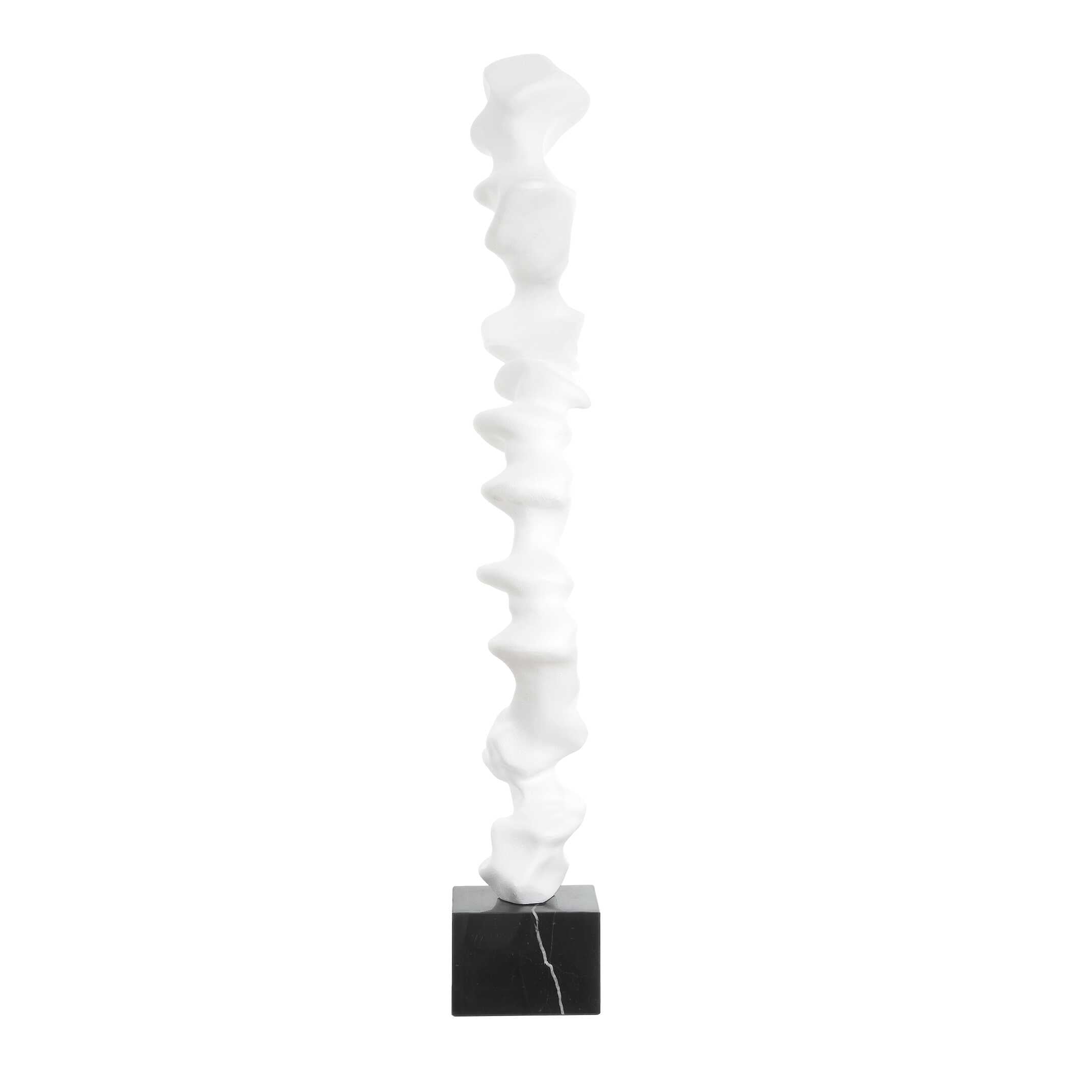 Uttermost Home Decor Uttermost Flux Indoor-Outdoor White Sculpture