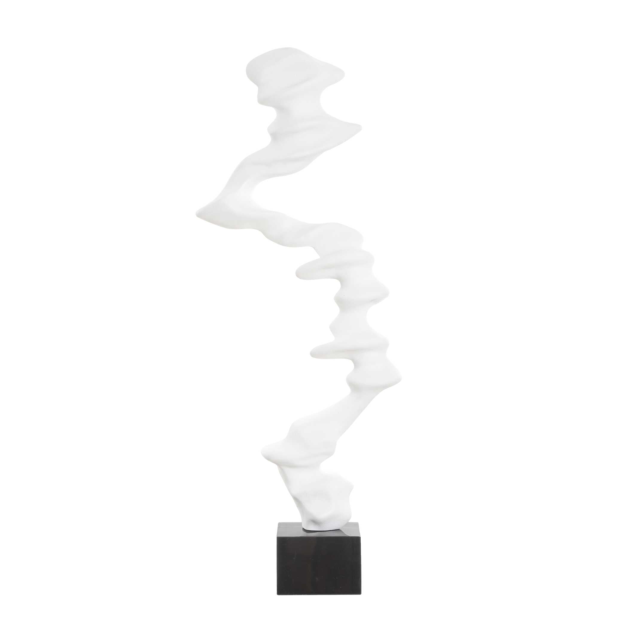 Uttermost Home Decor Uttermost Flux Indoor-Outdoor White Sculpture