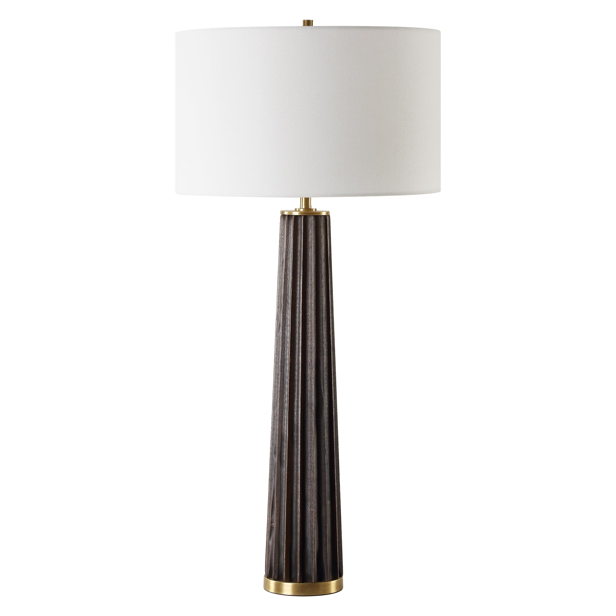 Uttermost Lighting Uttermost Forage Dark Scalloped Table Lamp