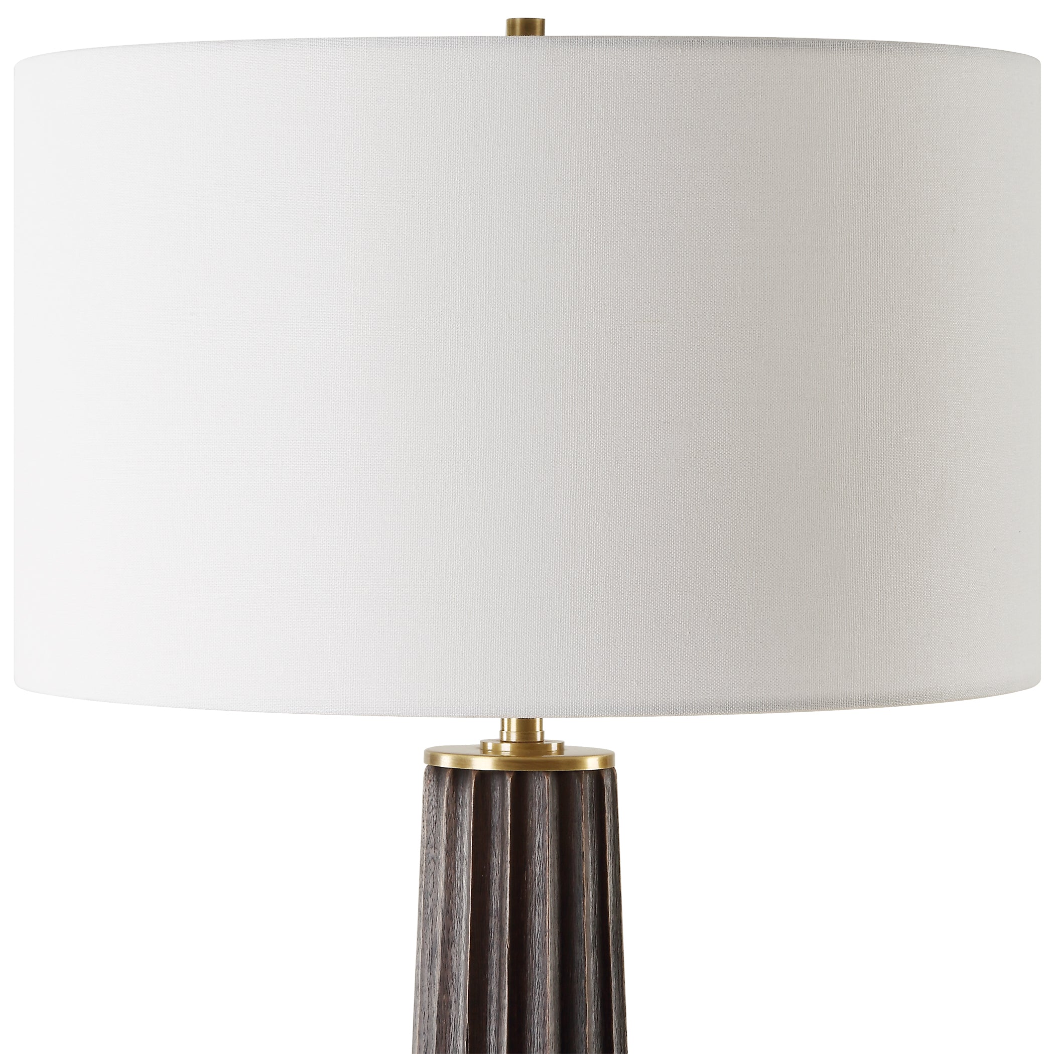 Uttermost Lighting Uttermost Forage Dark Scalloped Table Lamp
