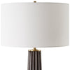 Uttermost Lighting Uttermost Forage Dark Scalloped Table Lamp