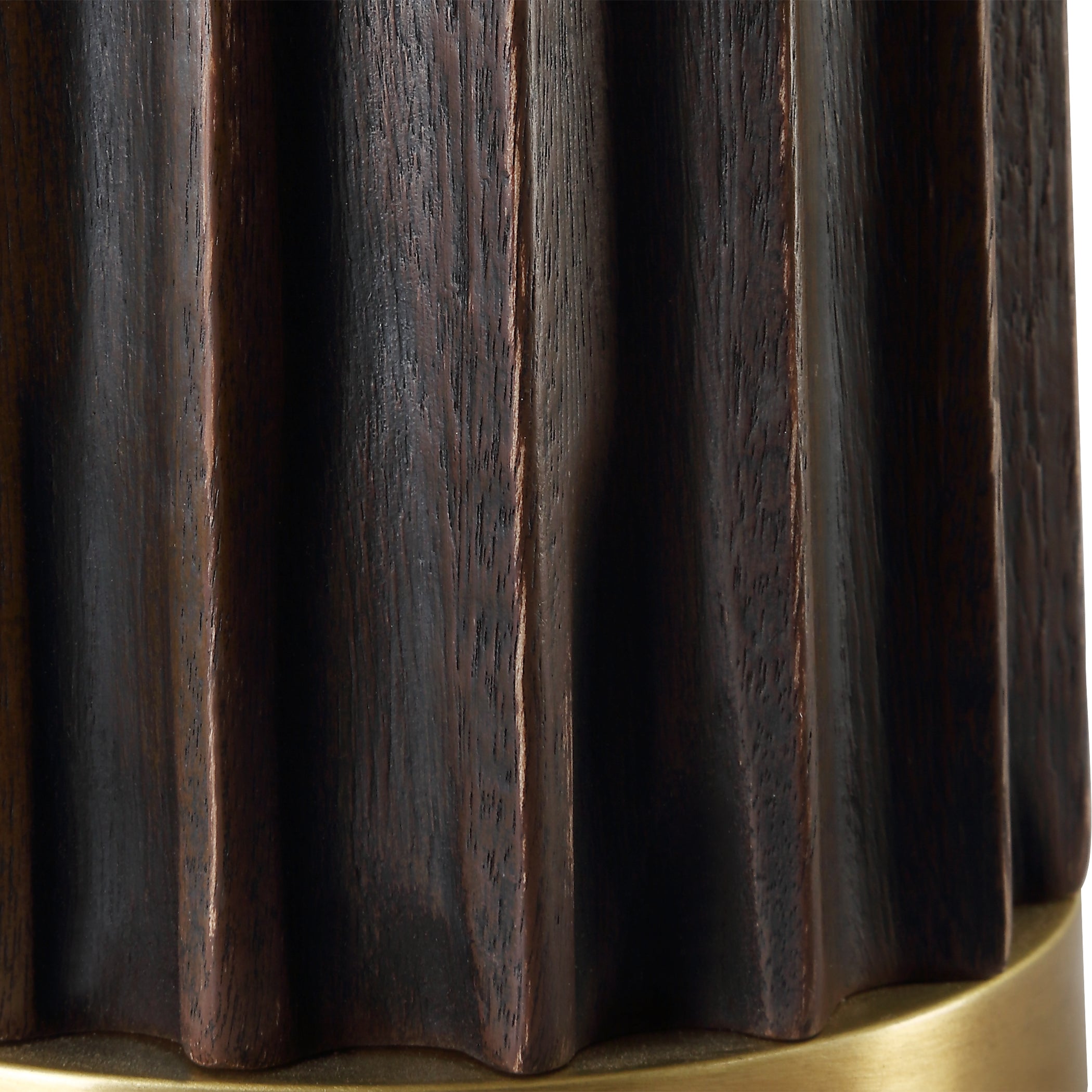 Uttermost Lighting Uttermost Forage Dark Scalloped Table Lamp