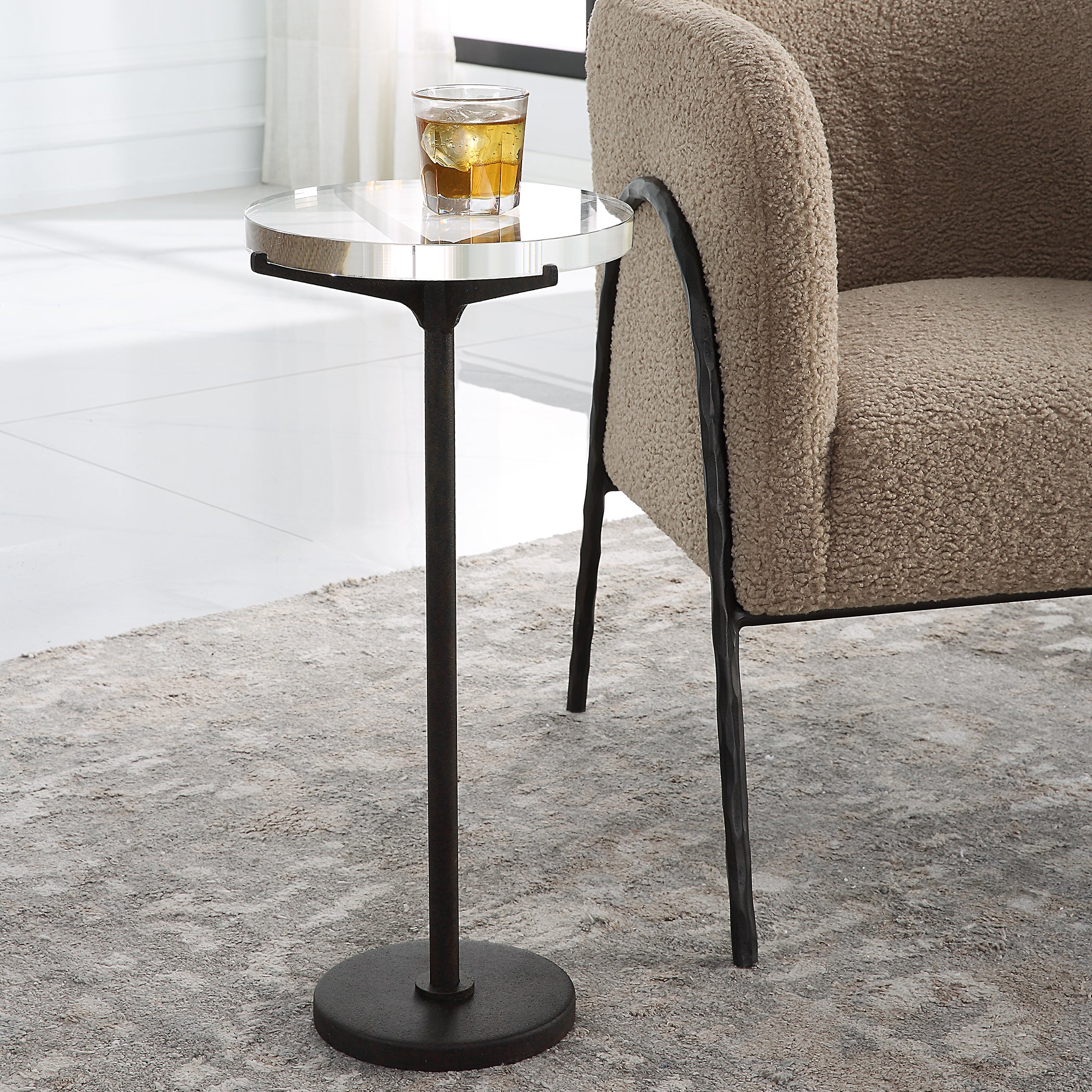 Uttermost Home Decor Uttermost Forge Industrial Accent Table