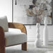 Uttermost Home Decor Uttermost Forma White Ceramic Vases, Large, Set/2