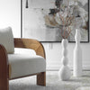 Uttermost Home Decor Uttermost Forma White Ceramic Vases, Large, Set/2