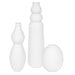 Uttermost Home Decor Uttermost Forma White Ceramic Vases, Set/3