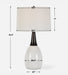 Uttermost Lighting Uttermost Fralin White Table Lamp