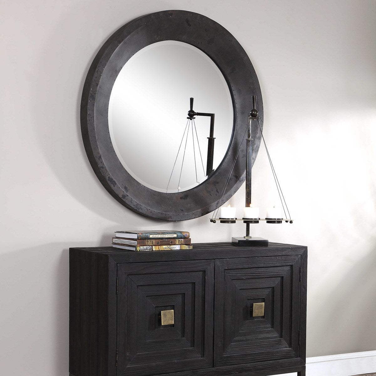 Uttermost Home Oversize - Rate to be Quoted Uttermost Frazier Round Mirror