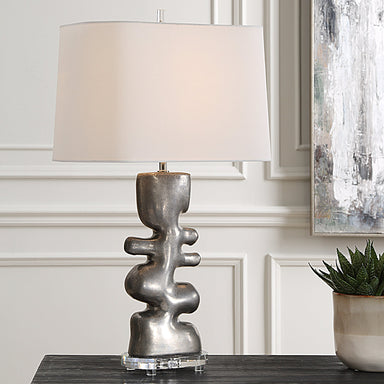 Uttermost Lighting Uttermost Free Flowing Nickel Table Lamp