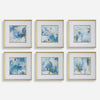 Uttermost Home Decor Uttermost Fresh Start Blue Abstract Prints, S/6