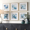 Uttermost Home Decor Uttermost Fresh Start Blue Abstract Prints, S/6