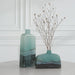 Uttermost Home Uttermost Fuze Aqua & Bronze Vases, Set Of 2