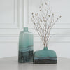 Uttermost Home Uttermost Fuze Aqua & Bronze Vases, Set Of 2
