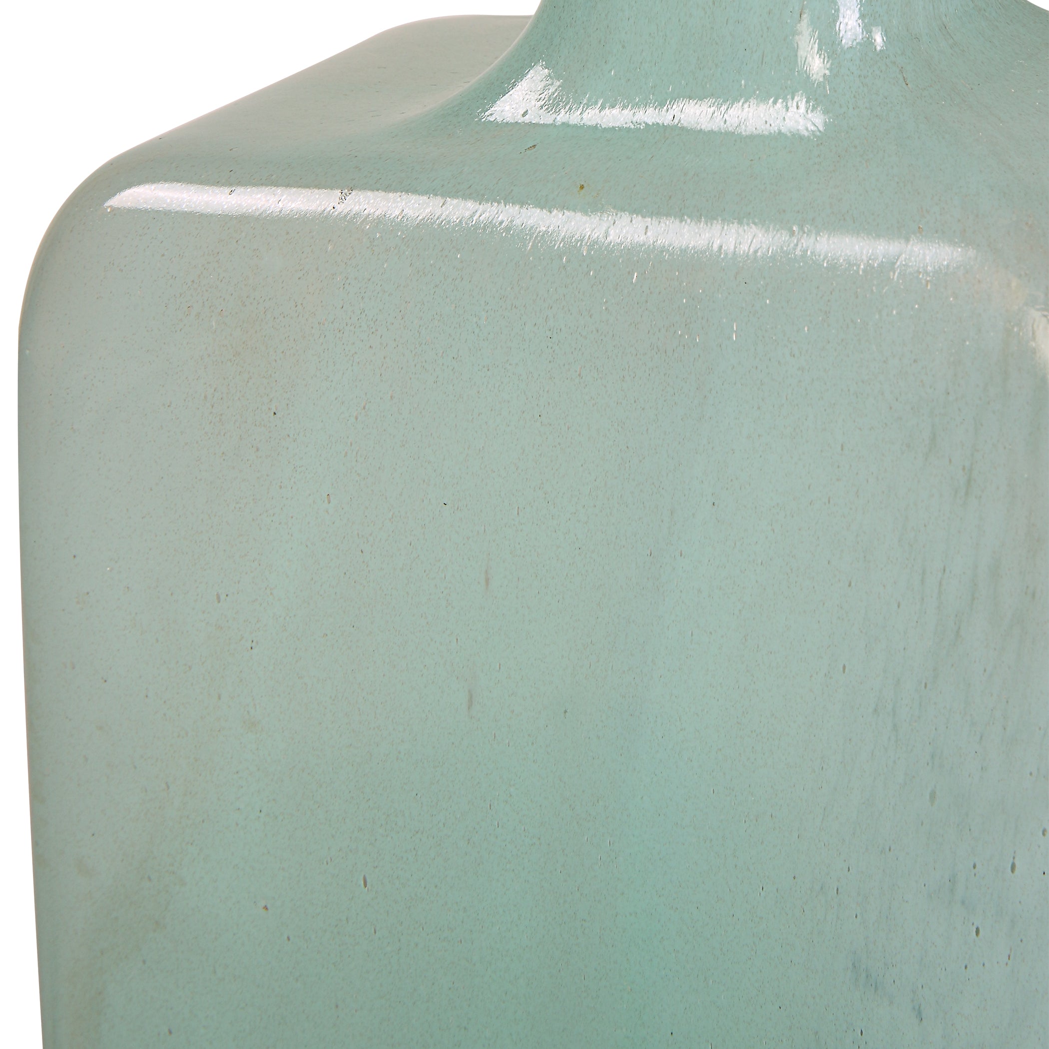 Uttermost Home Uttermost Fuze Aqua & Bronze Vases, Set Of 2