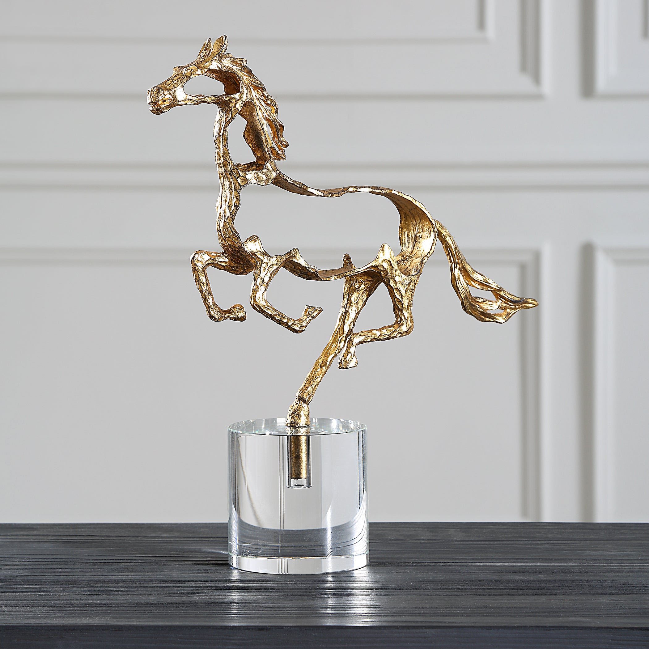 Uttermost Home Decor Uttermost Gallop Gold Sculpture