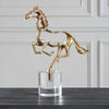 Uttermost Home Decor Uttermost Gallop Gold Sculpture