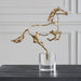 Uttermost Home Decor Uttermost Gallop Gold Sculpture