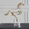 Uttermost Home Decor Uttermost Gallop Gold Sculpture