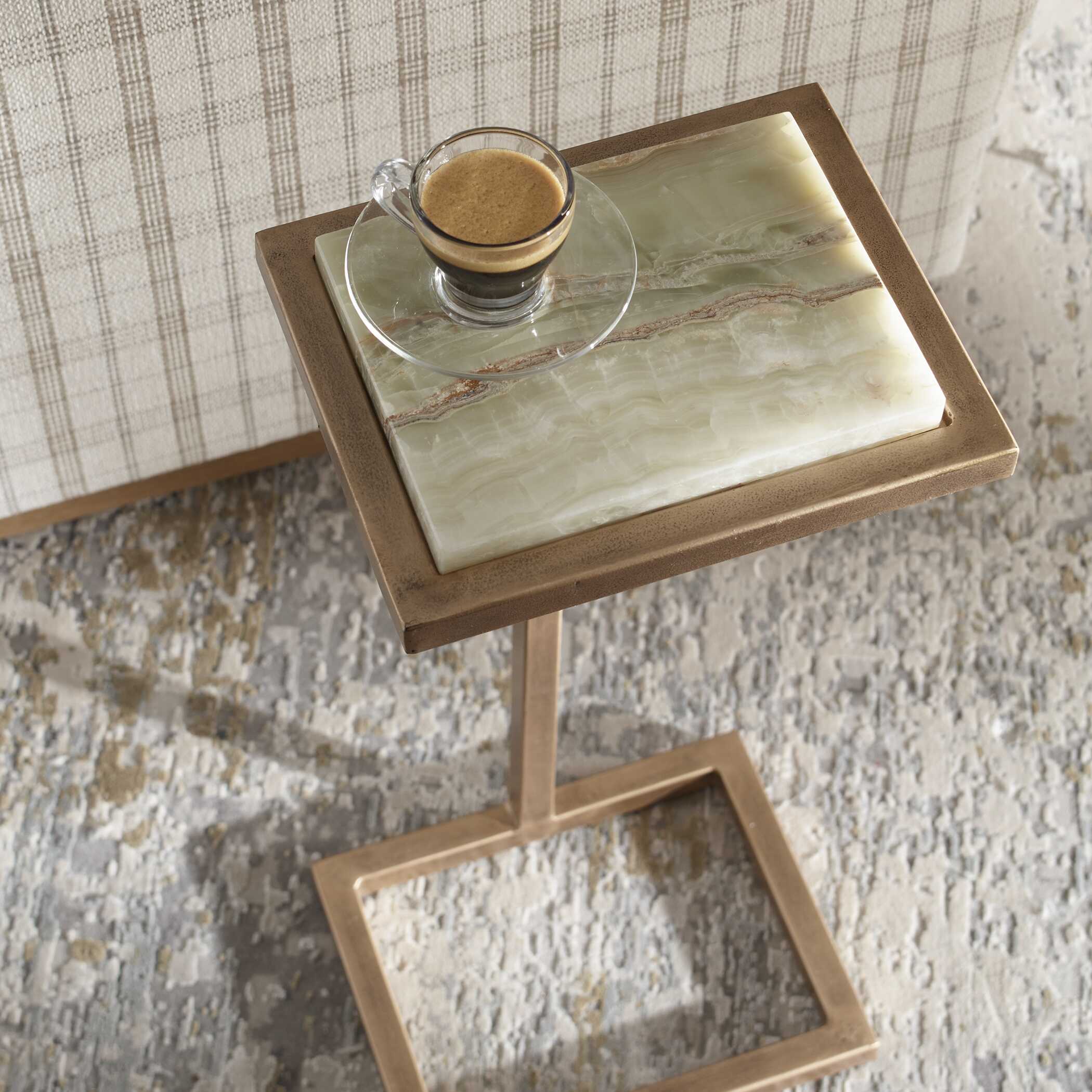 Uttermost Furniture Uttermost Gamora Marble Drink Table