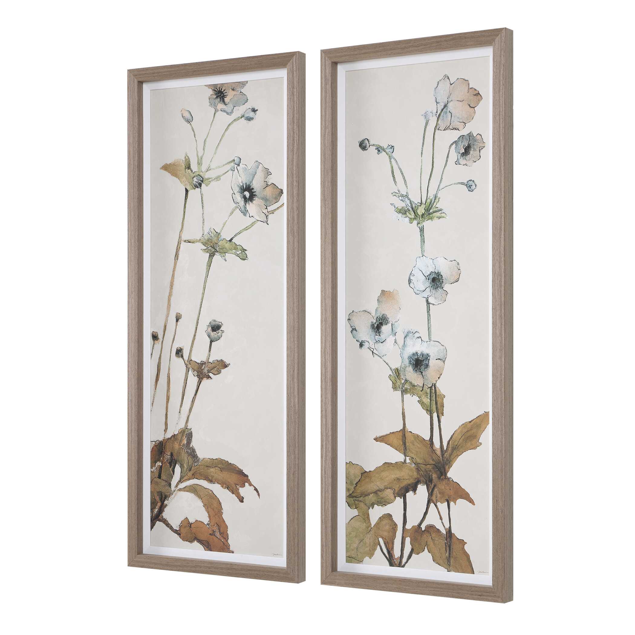Uttermost Home Decor Uttermost Garden Study Framed Floral Prints, S/2