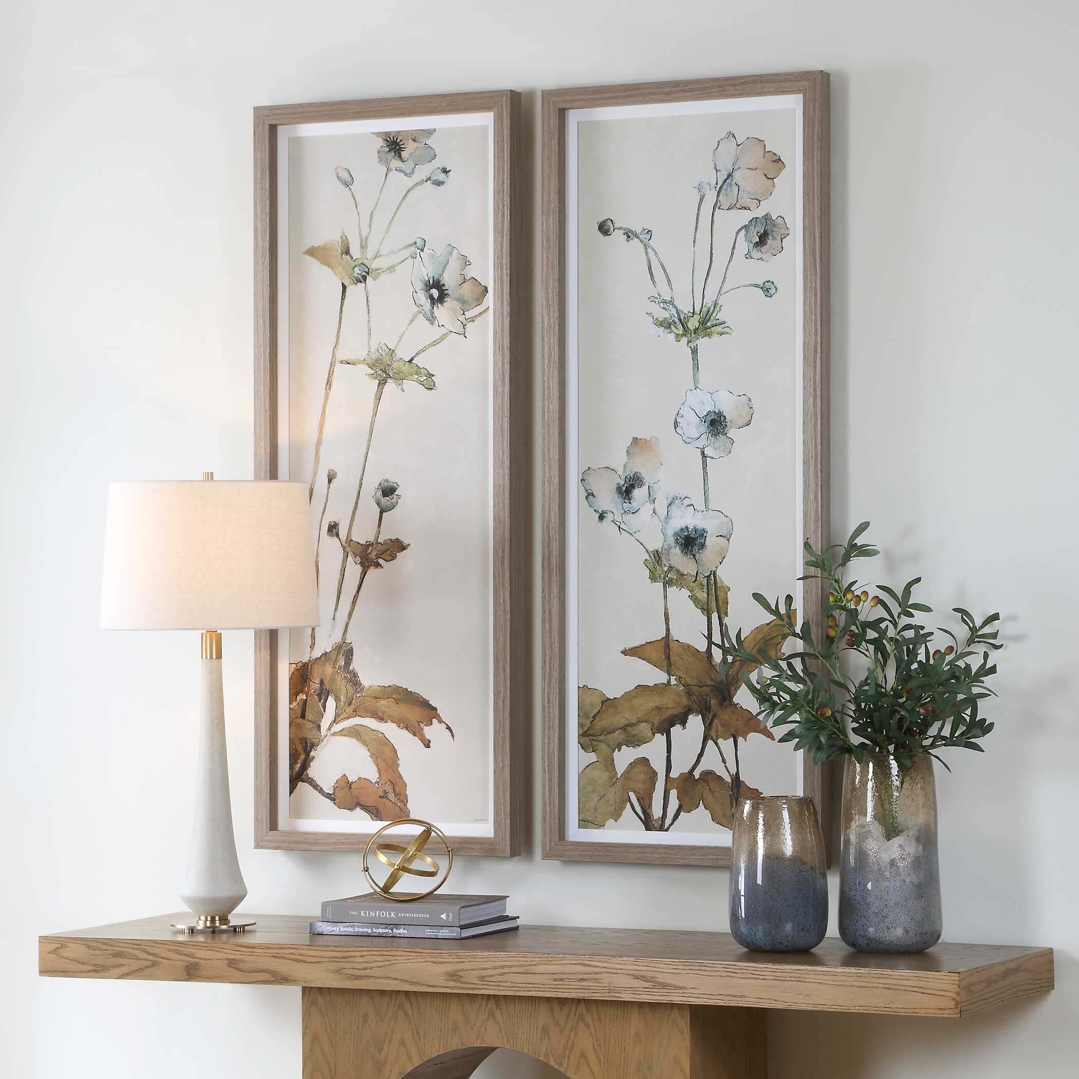 Uttermost Home Decor Uttermost Garden Study Framed Floral Prints, S/2