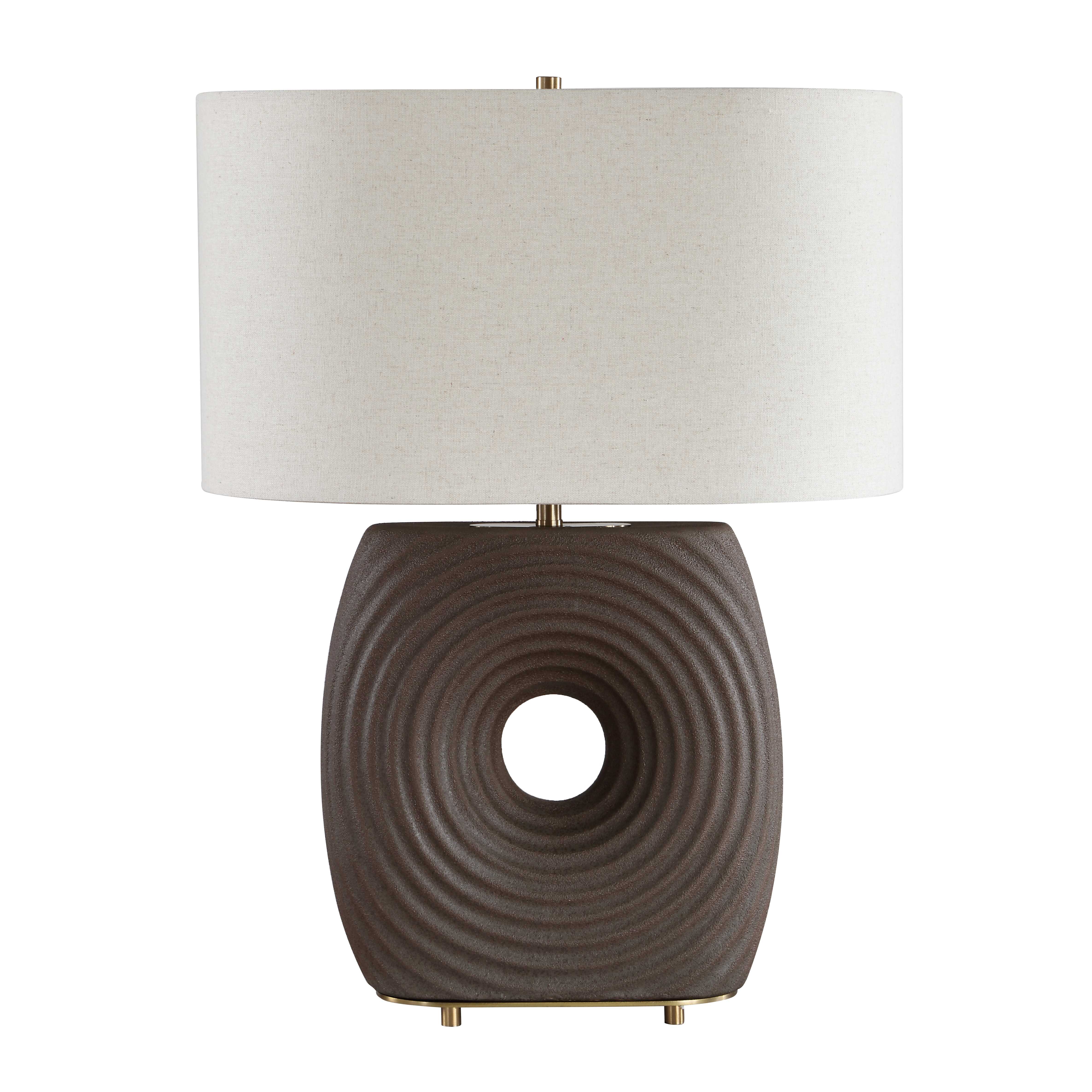 Uttermost Lighting Uttermost Geno Concentric Ribbed Table Lamp
