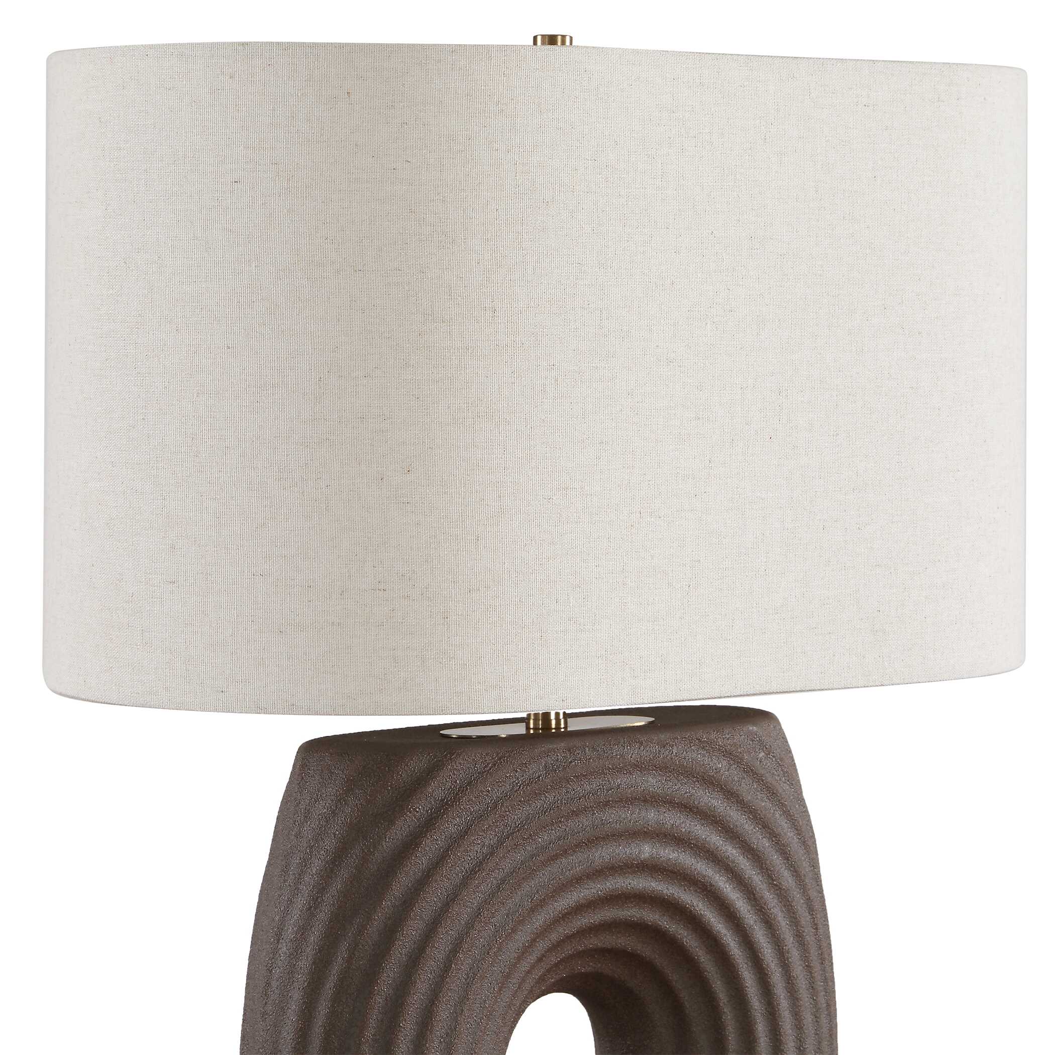 Uttermost Lighting Uttermost Geno Concentric Ribbed Table Lamp
