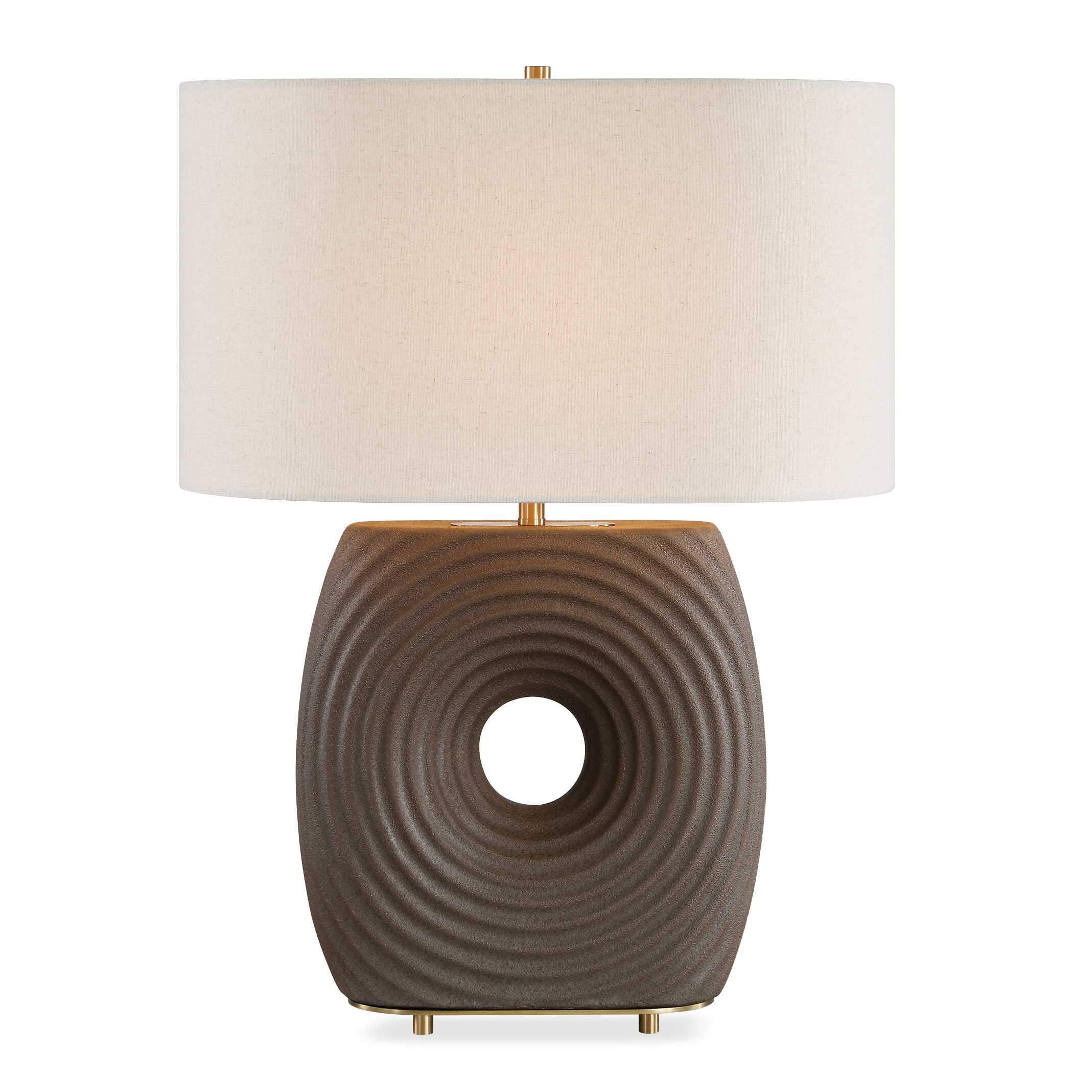 Uttermost Lighting Uttermost Geno Concentric Ribbed Table Lamp