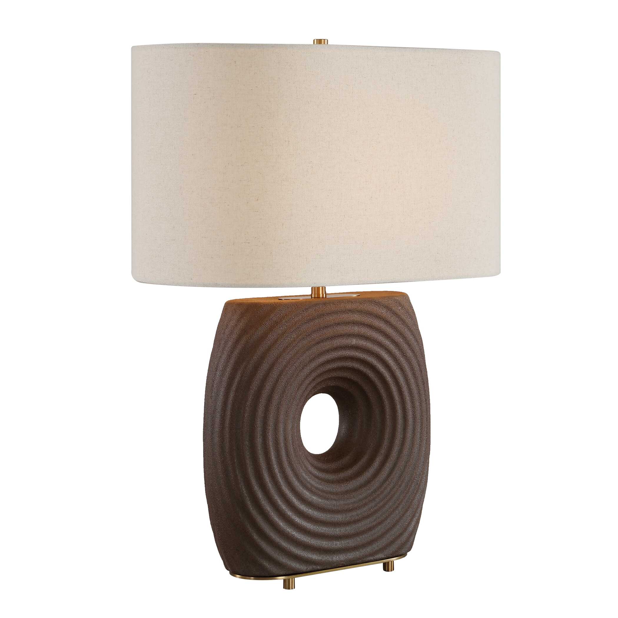 Uttermost Lighting Uttermost Geno Concentric Ribbed Table Lamp