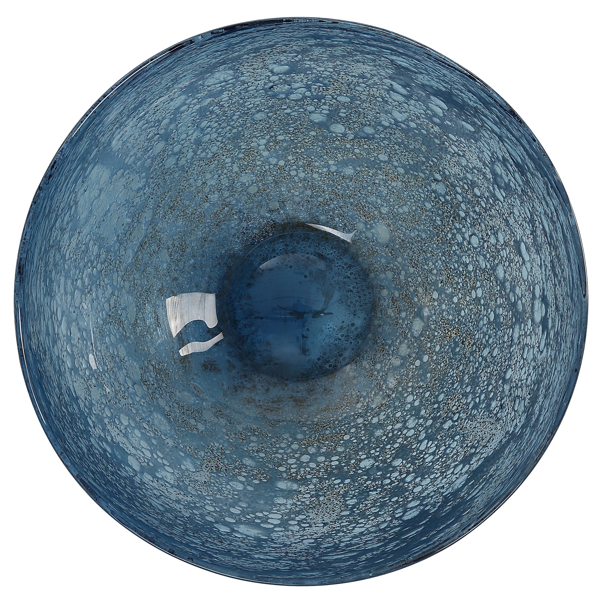 Uttermost Home Uttermost Genovesa Aqua Glass Bowl