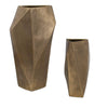 Uttermost Uttermost GeoForm Indoor-Outdoor Brass Vases Set/2