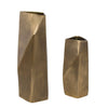 Uttermost Uttermost GeoForm Indoor-Outdoor Brass Vases Set/2