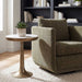 Uttermost Furniture Uttermost Gianno Round White Marble Side Table
