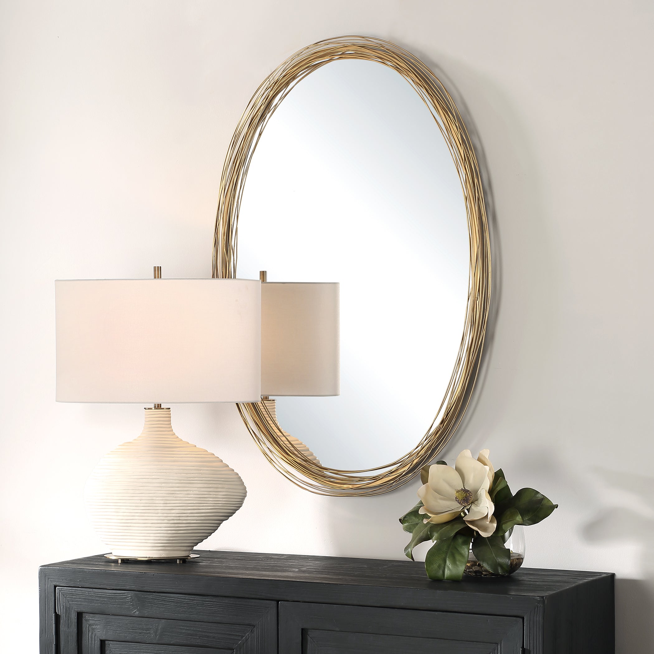 Uttermost Home Decor Uttermost Gillian Oval Mirror