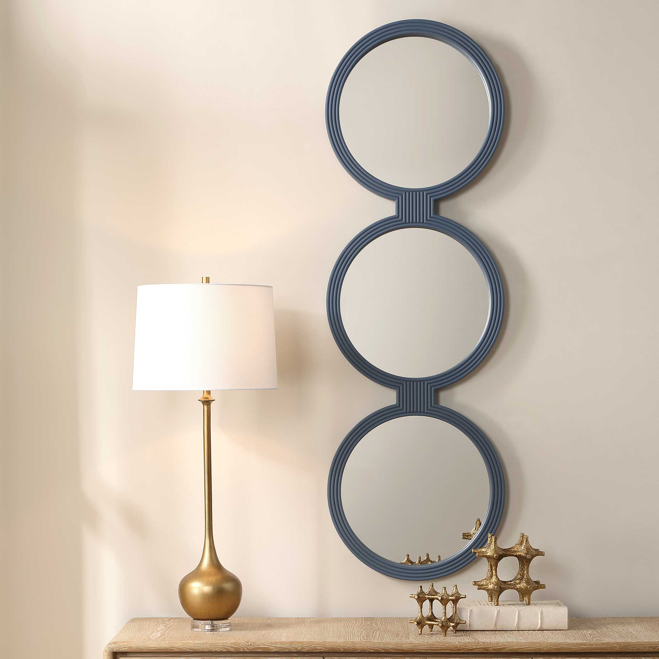 Uttermost Uttermost Going In Circles Blue Gray Mirror