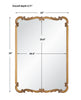 Uttermost Home Decor Uttermost Gold Louis Mirror