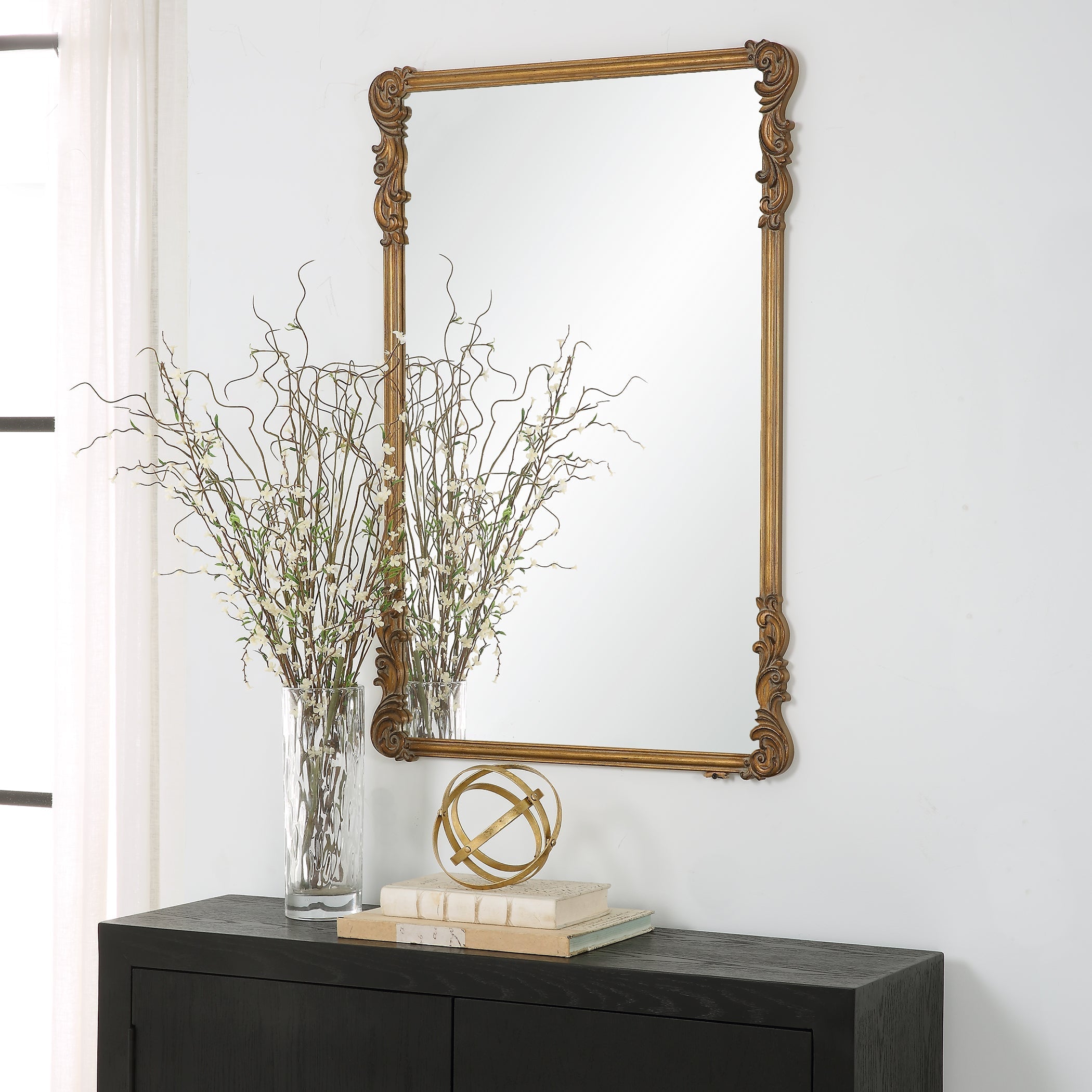Uttermost Home Decor Uttermost Gold Napoleon Mirror