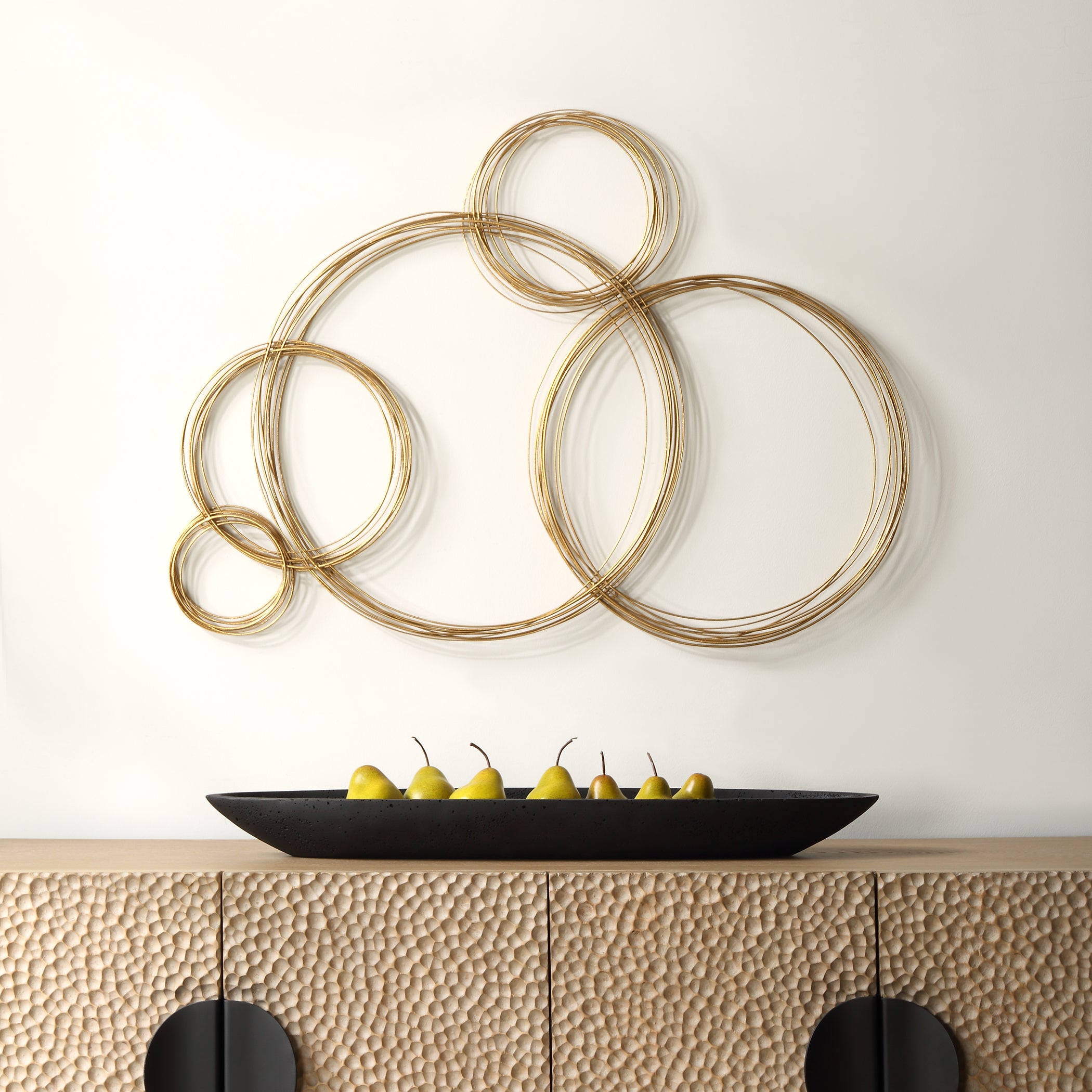 Uttermost Home Decor Uttermost Golden Bubbles Metal Wall Decor
