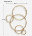 Uttermost Home Decor Uttermost Golden Bubbles Metal Wall Decor