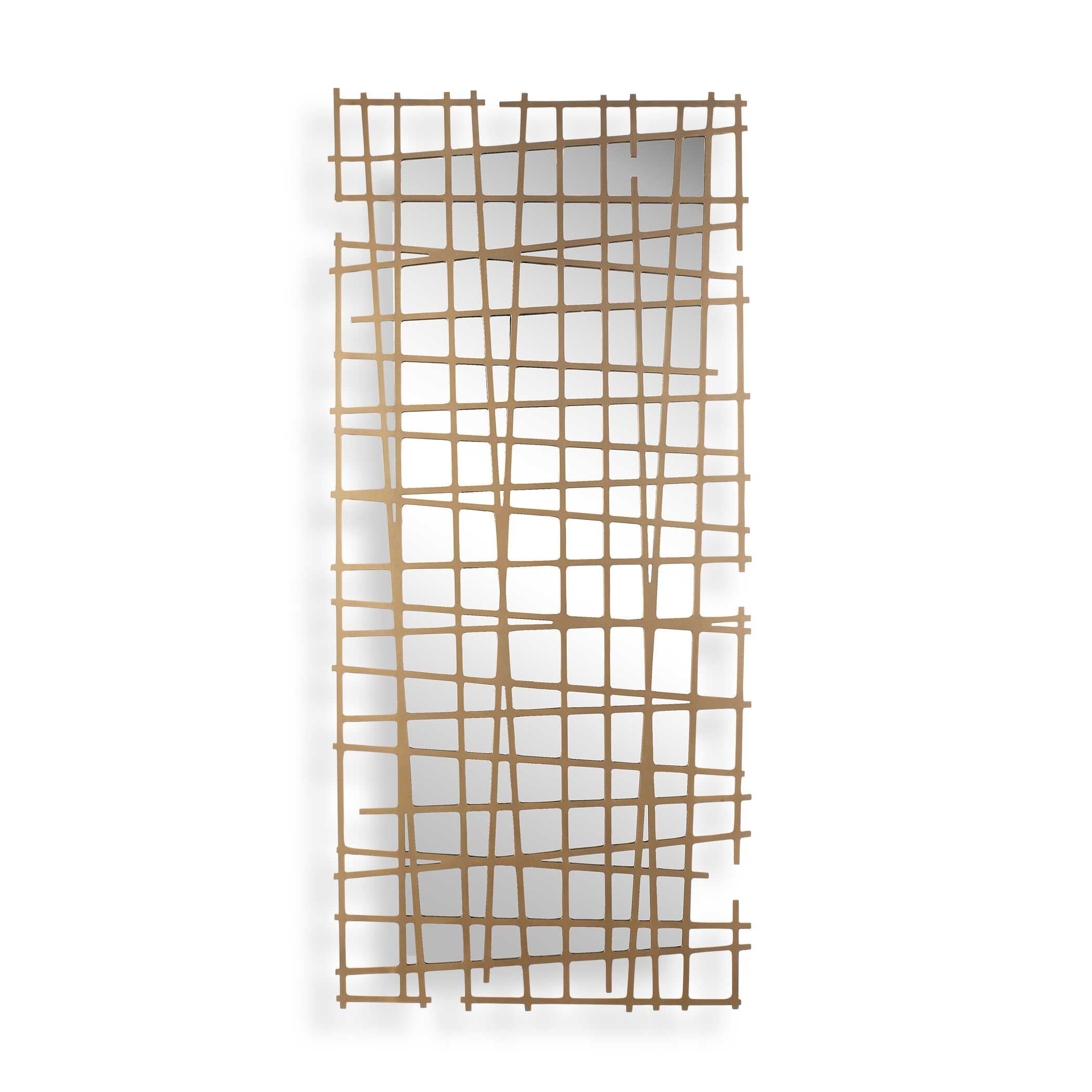 Uttermost Home Decor Uttermost Golden Intersection Mirrored Wall Decor