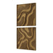 Uttermost Uttermost Golden Terrain Wooden Wall Decor Set/2
