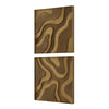 Uttermost Uttermost Golden Terrain Wooden Wall Decor Set/2