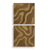 Uttermost Uttermost Golden Terrain Wooden Wall Decor Set/2