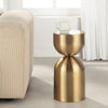 Uttermost Furniture Uttermost Golden Vessel Modern Accent Table