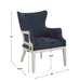 Uttermost Home Decor Motor Freight Rate to be Quoted Uttermost Gordonston Blue Fabric Accent Chair